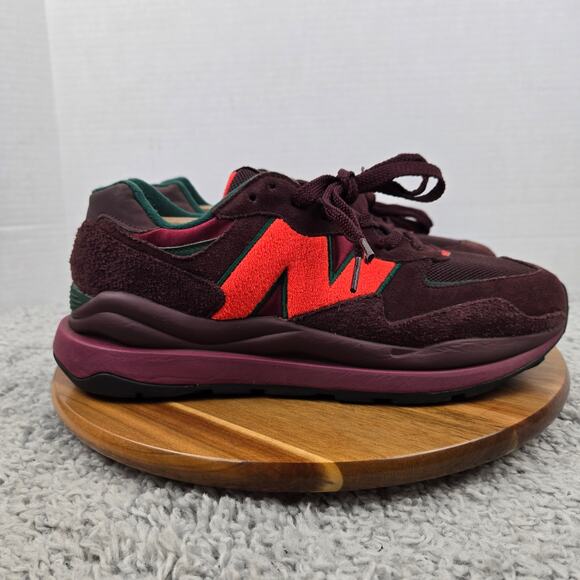 New Balance Mens 10D 57/40 Henna Neo Flame Suede Casual Lifestyle Daily Sneaker - Picture 3 of 12